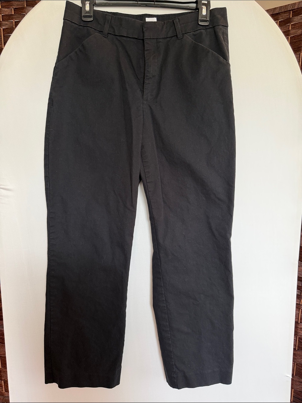 GAP 10 slim ankle khakis Black Chinos - Straight Leg Pants work